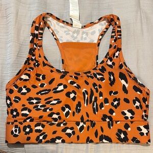 Leopard Print Sports Bra
